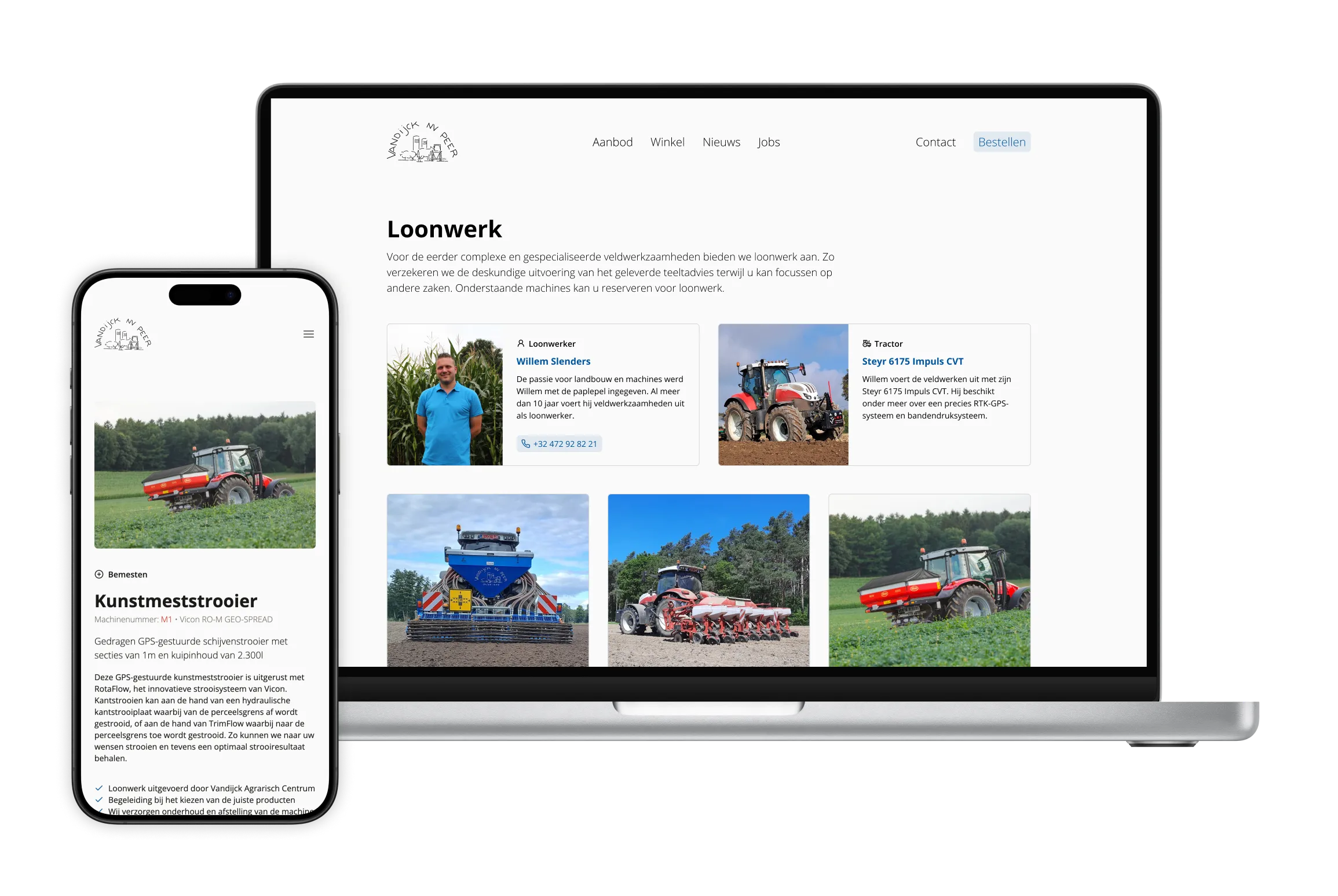 Vernieuwde website biedt overzicht van landbouwmachines en loonwerk